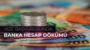 Banka Hesap Dökümü Örnek
